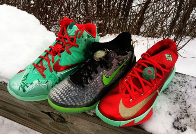 nba球员圣诞节穿什么鞋,nba球星平时穿什么鞋