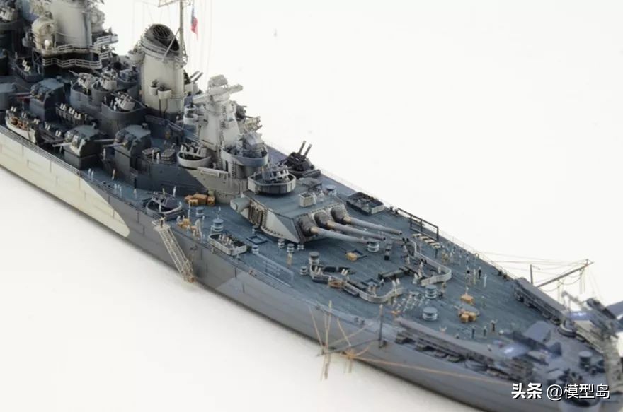 1:2000密苏里号战列舰模型,1:700密苏里号战列舰模型测评