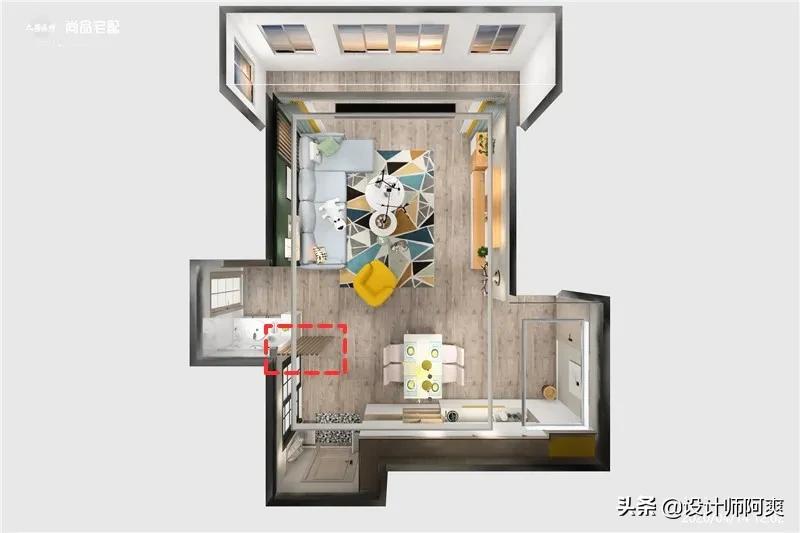 大门正对客厅一体隔断,入户正对客厅餐厅玄关隔断效果图
