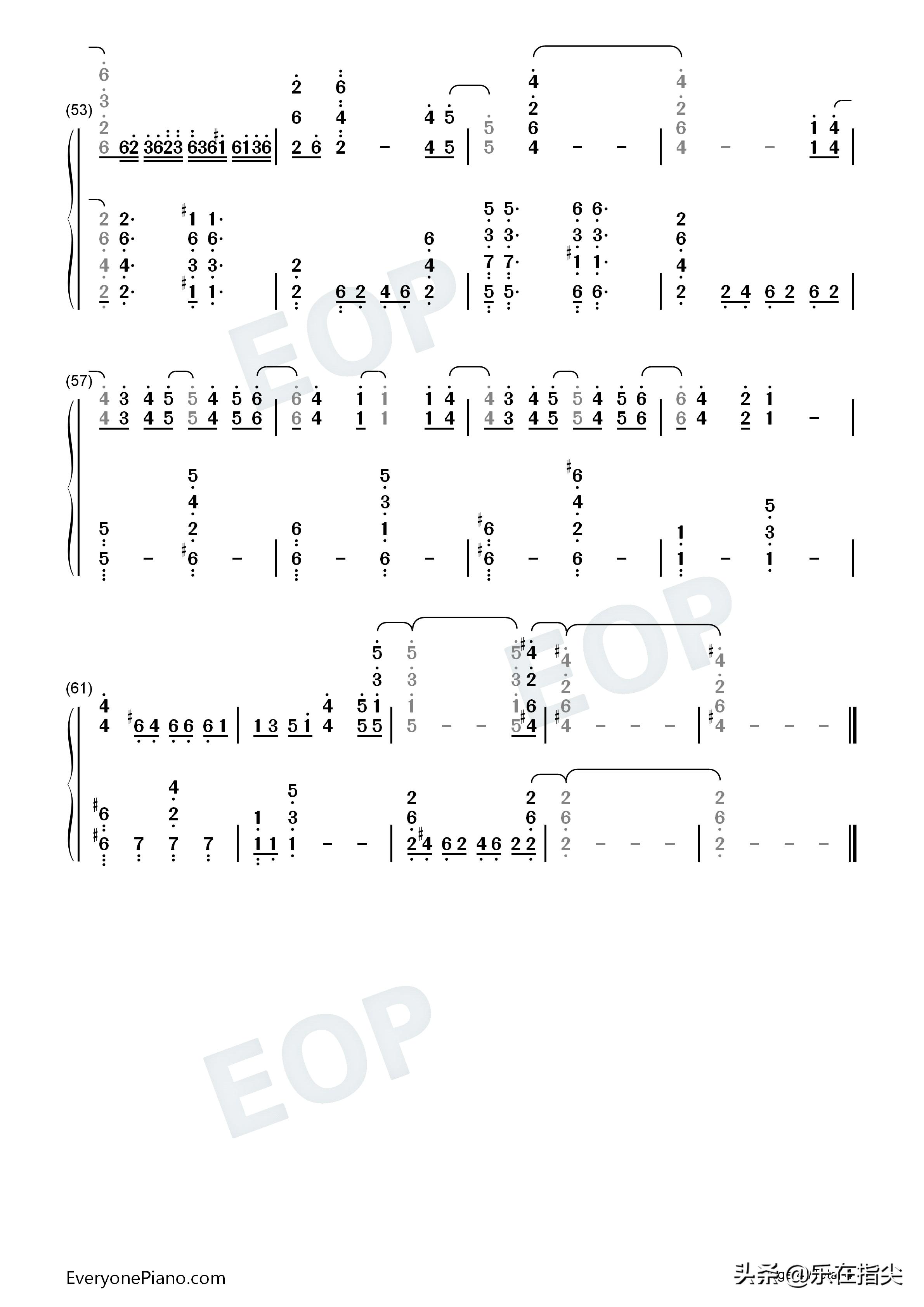 魔笛变奏曲钢琴谱图文,magi钢琴谱