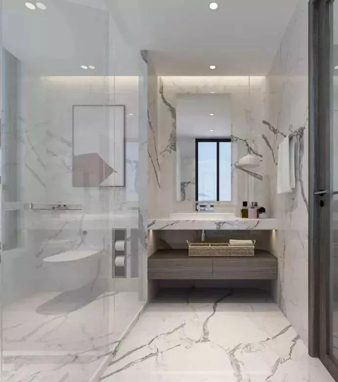 现代港式轻奢大平层设计效果图,港式轻奢大宅