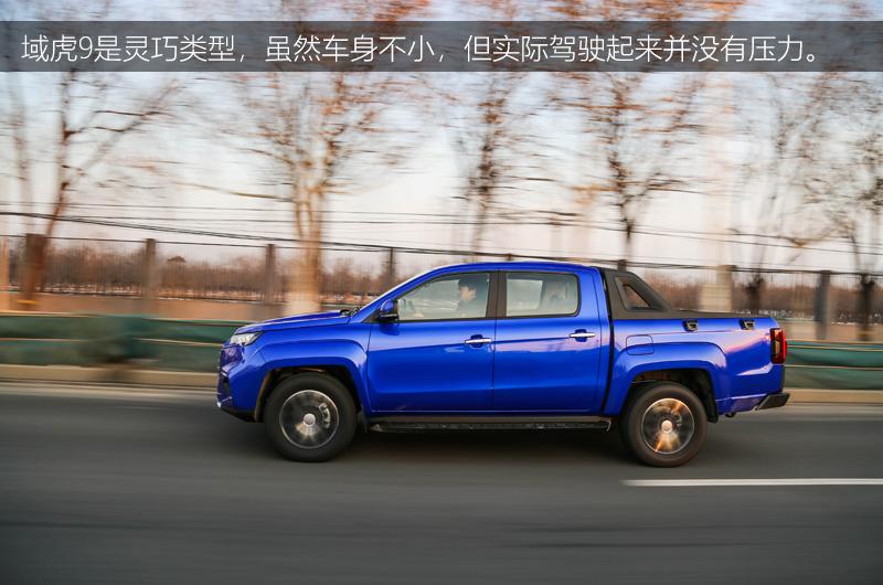 江铃域虎9手动四驱尊享皮卡试驾,2022款江铃域虎9柴油自动四驱版