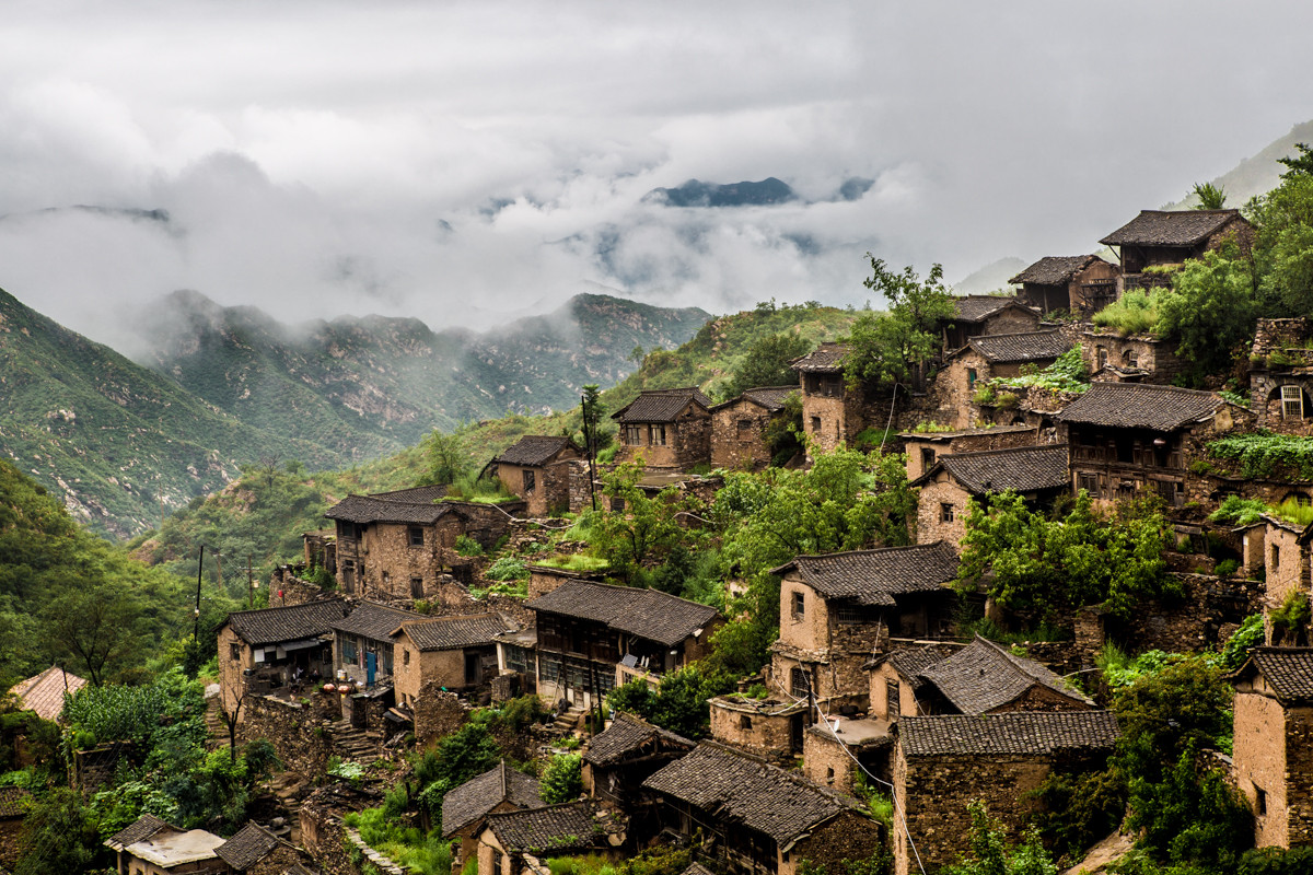 太行山深处的布达拉宫大汖古村,山西的布达拉宫