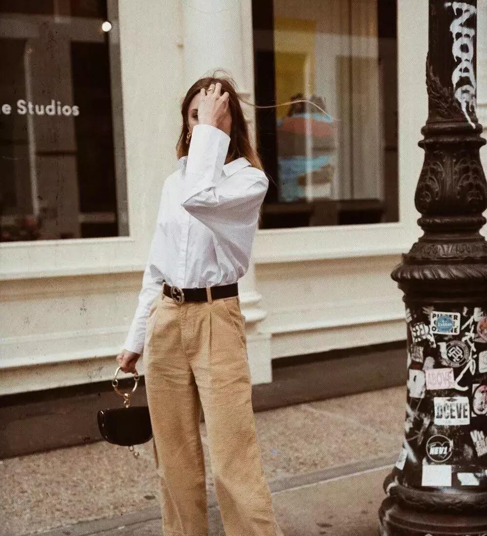 秋天穿温暖的衣服,秋冬复古灯芯绒搭配