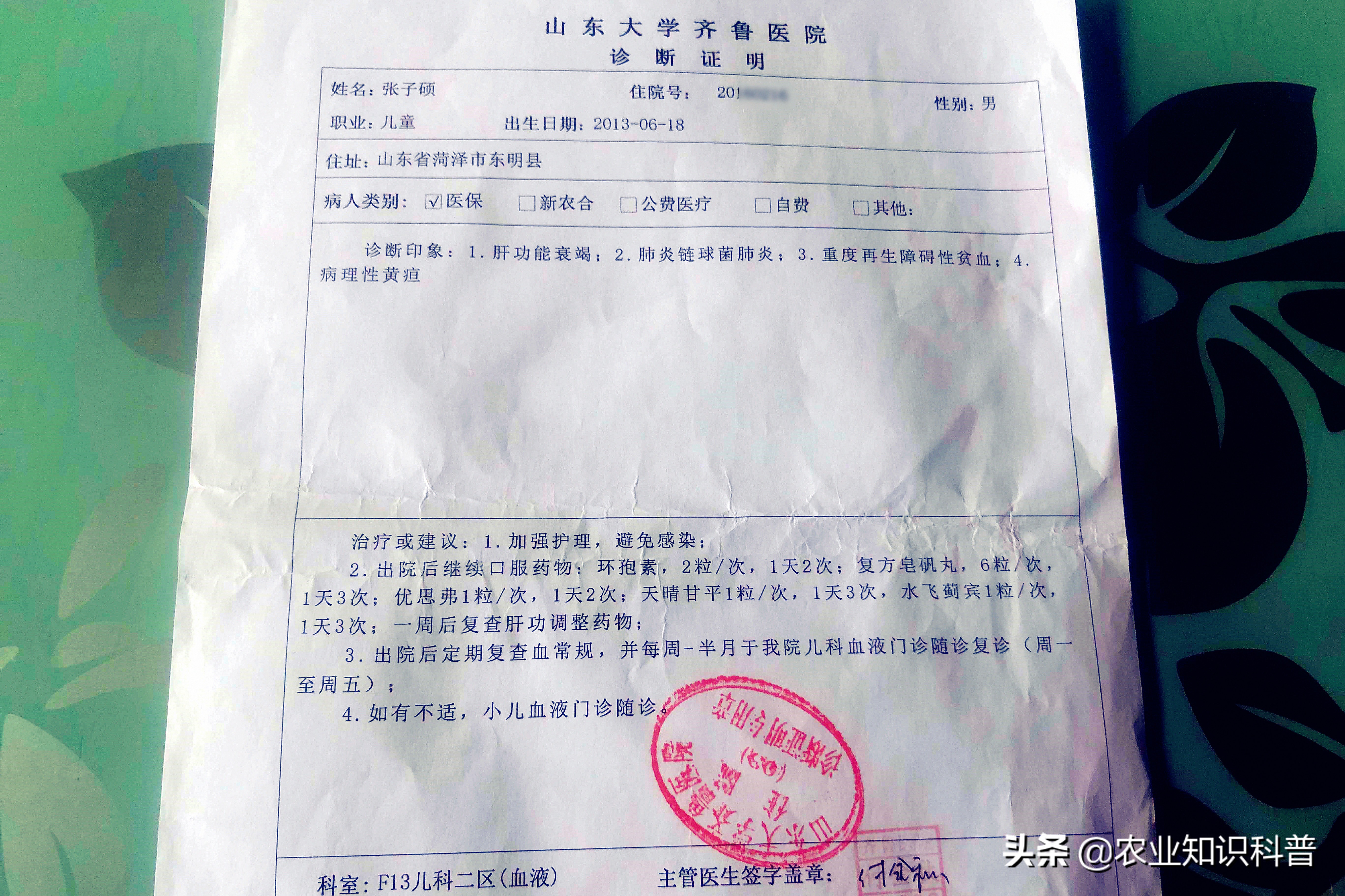 急性肝衰竭救过来的孩子,男子被确诊急性肝衰竭