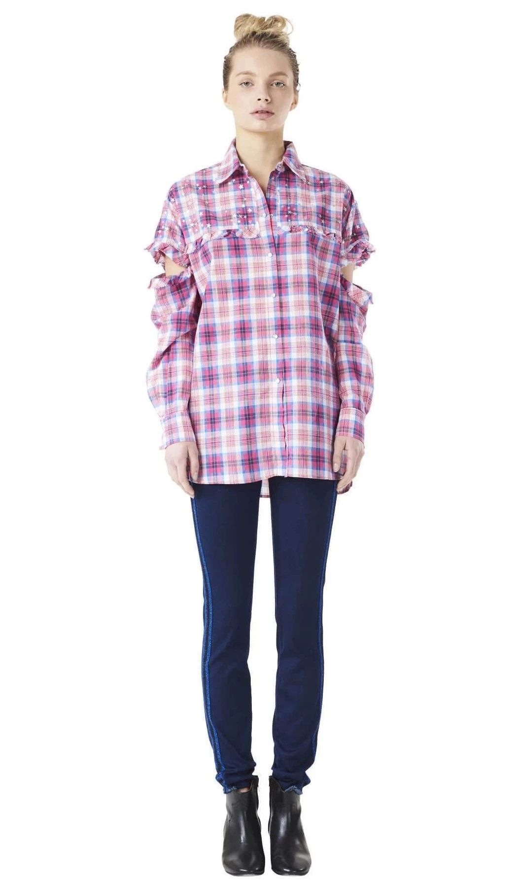 衬衫多种百变穿搭,衬衫改造创意服装设计