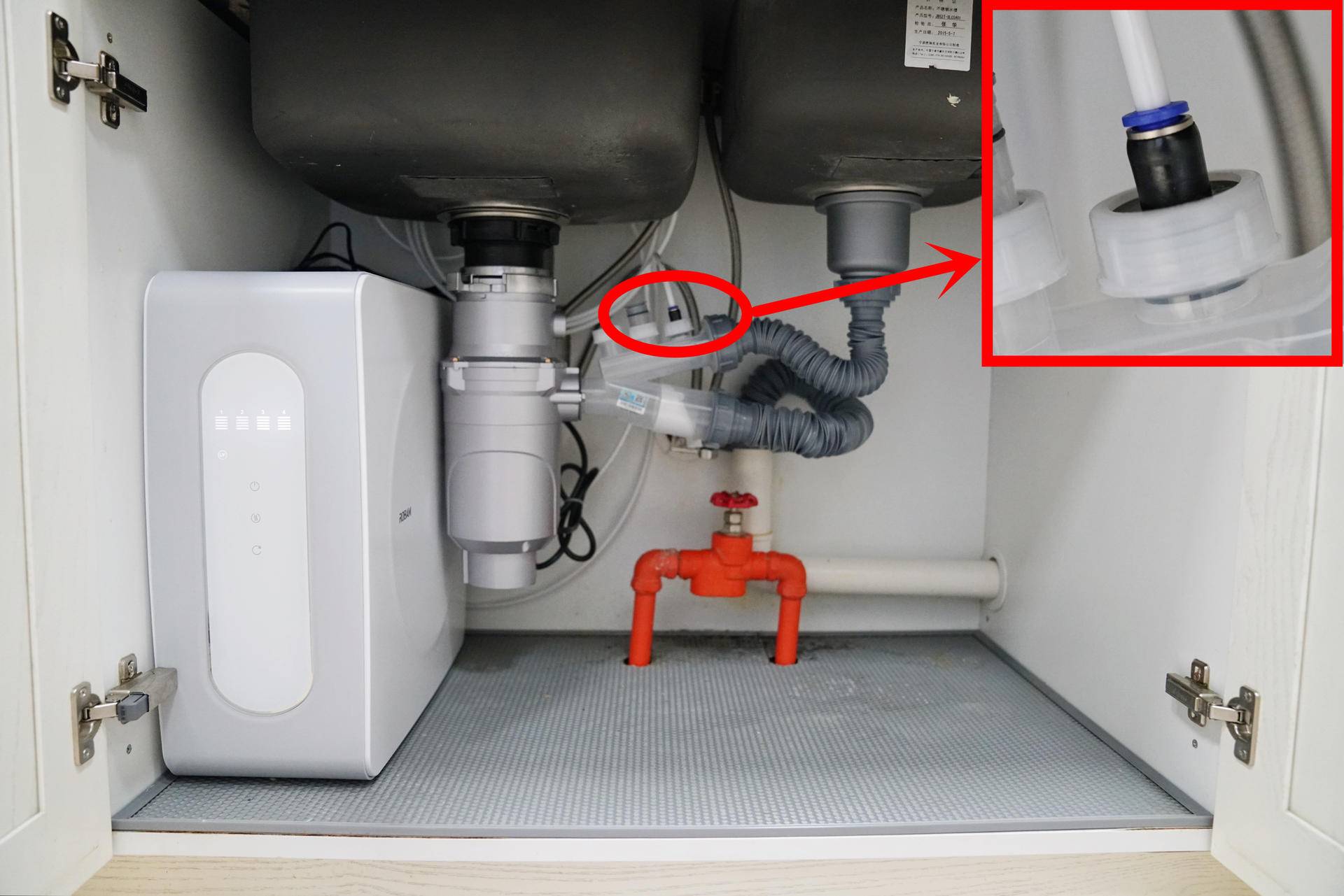 老板净水器j330使用方法,老板j330净水器出水头怎么拔出来