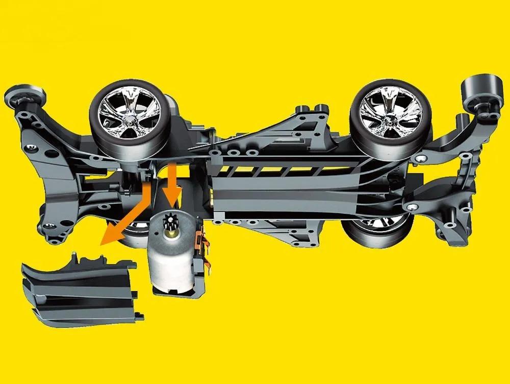 纯电动汽车的底盘解析,电动四驱汽车底盘