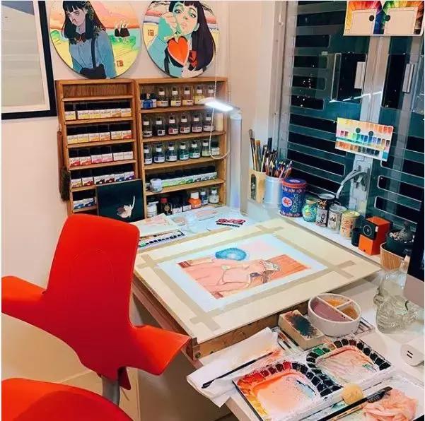 不务正业、跳钢管舞的她靠画羞羞画撩到46万粉丝,画作撩性格酷