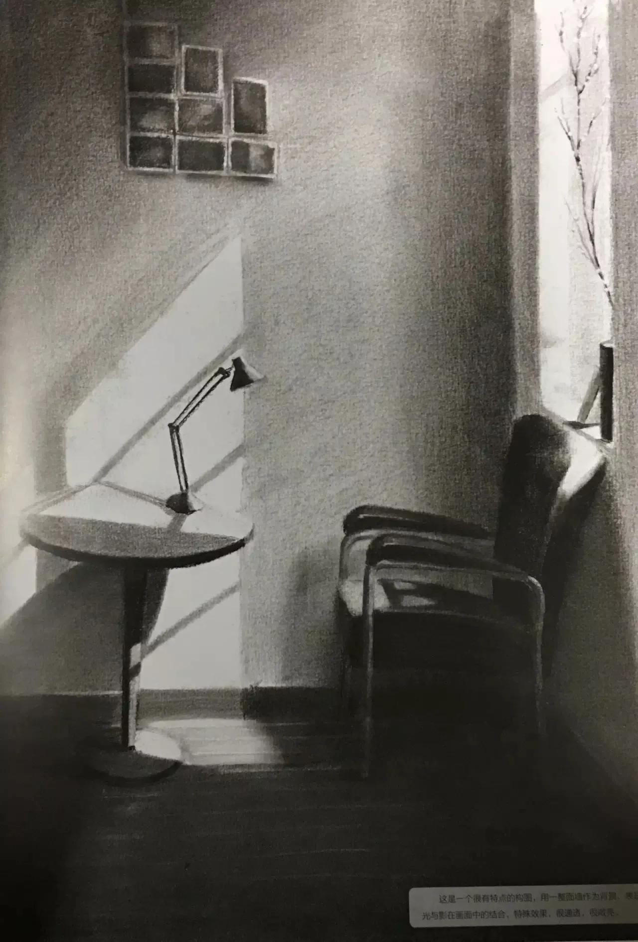 清华校考场景素描高分卷,清华素描场景高分卷技法