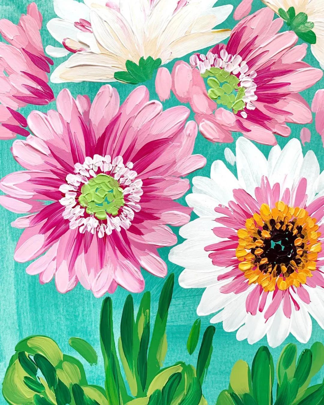 美术创意画幼儿丙烯平涂画,丙烯平涂的正确方法图解