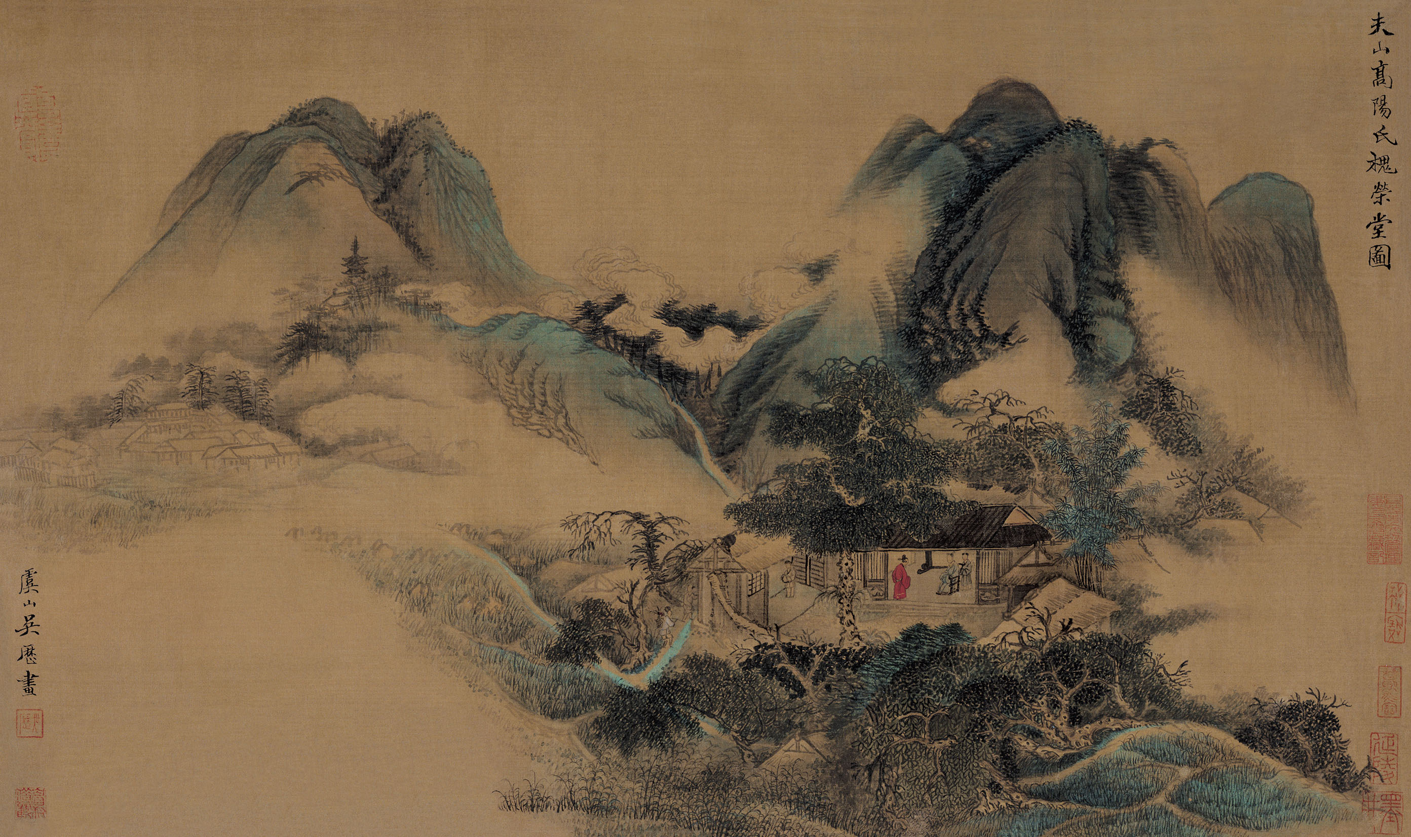 吴历国画山水,吴历山水画赏析