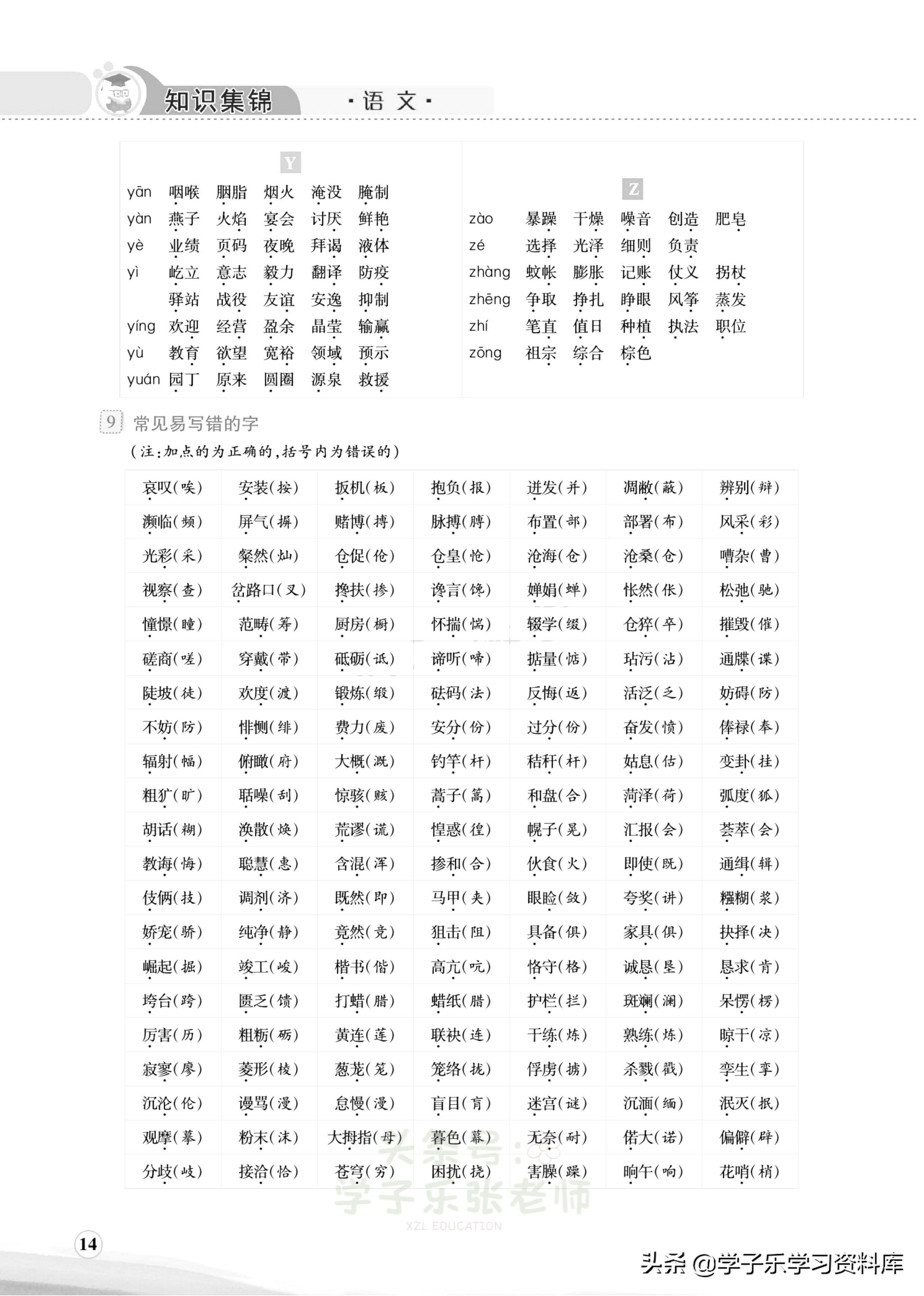 小学语文需要掌握的汉字表,小学语文知识汉字从哪里来