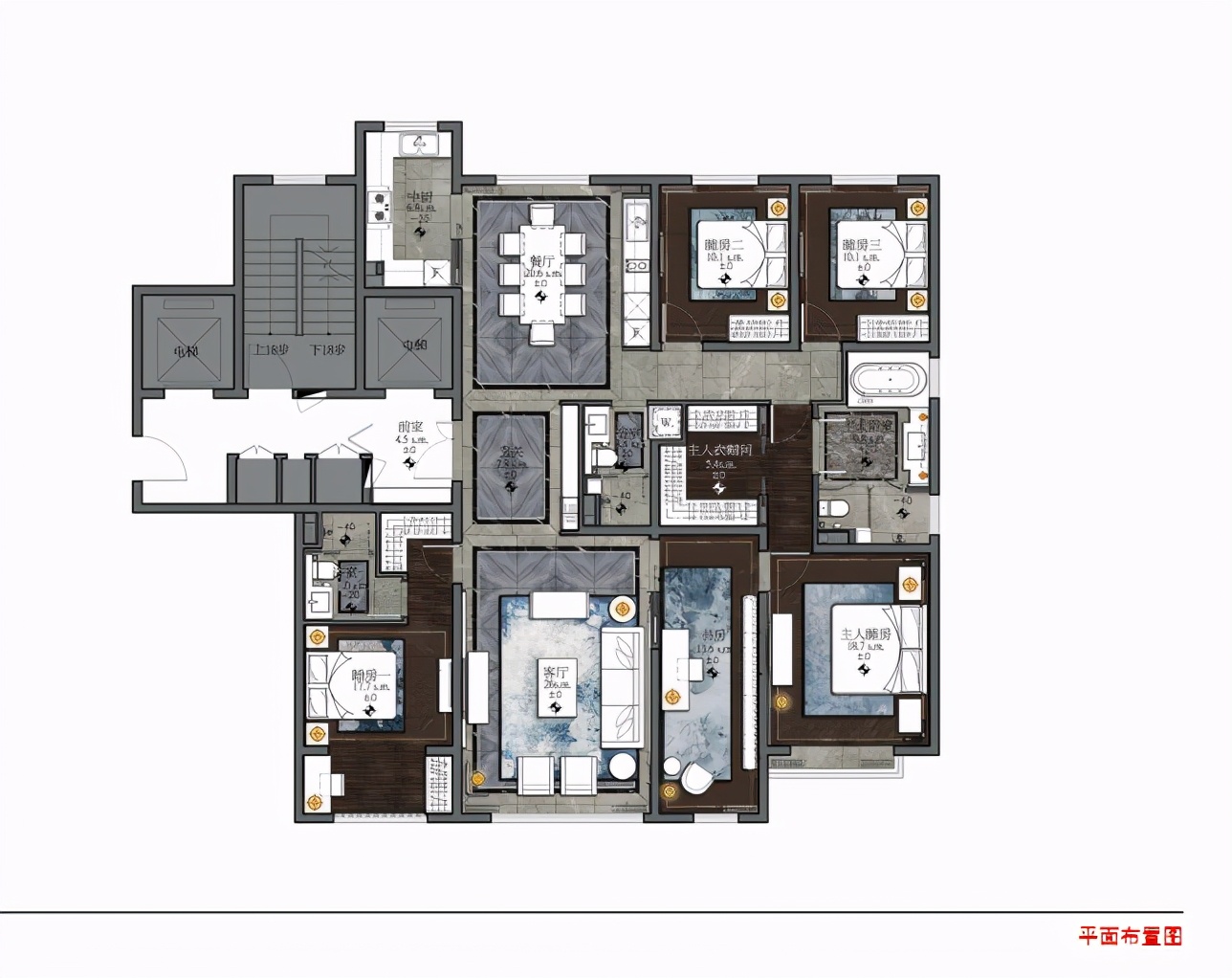 室内设计优秀平面方案,室内设计100个创意平面布置图