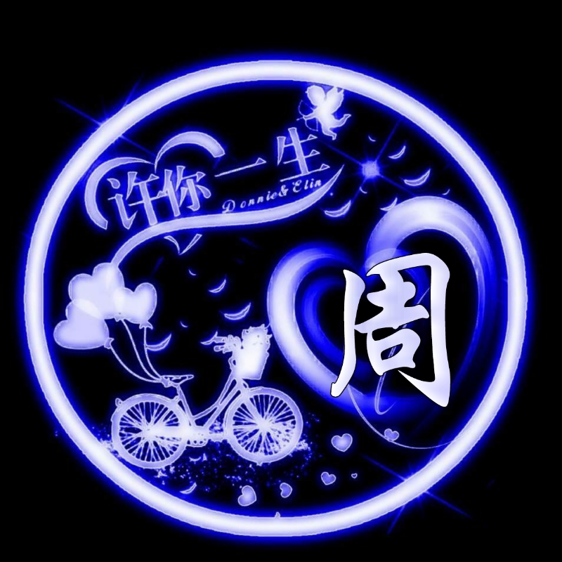 挚爱一生的姓氏头像,任字姓氏专属头像荧光