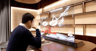 lg电视比玻璃还薄,透明led电视lg