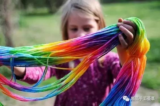 有趣的染色方法,毛线是怎么染的