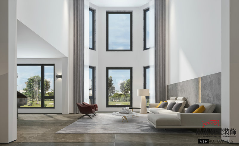 南通豪宅别墅装修实景,南通万濠山庄法式装修别墅