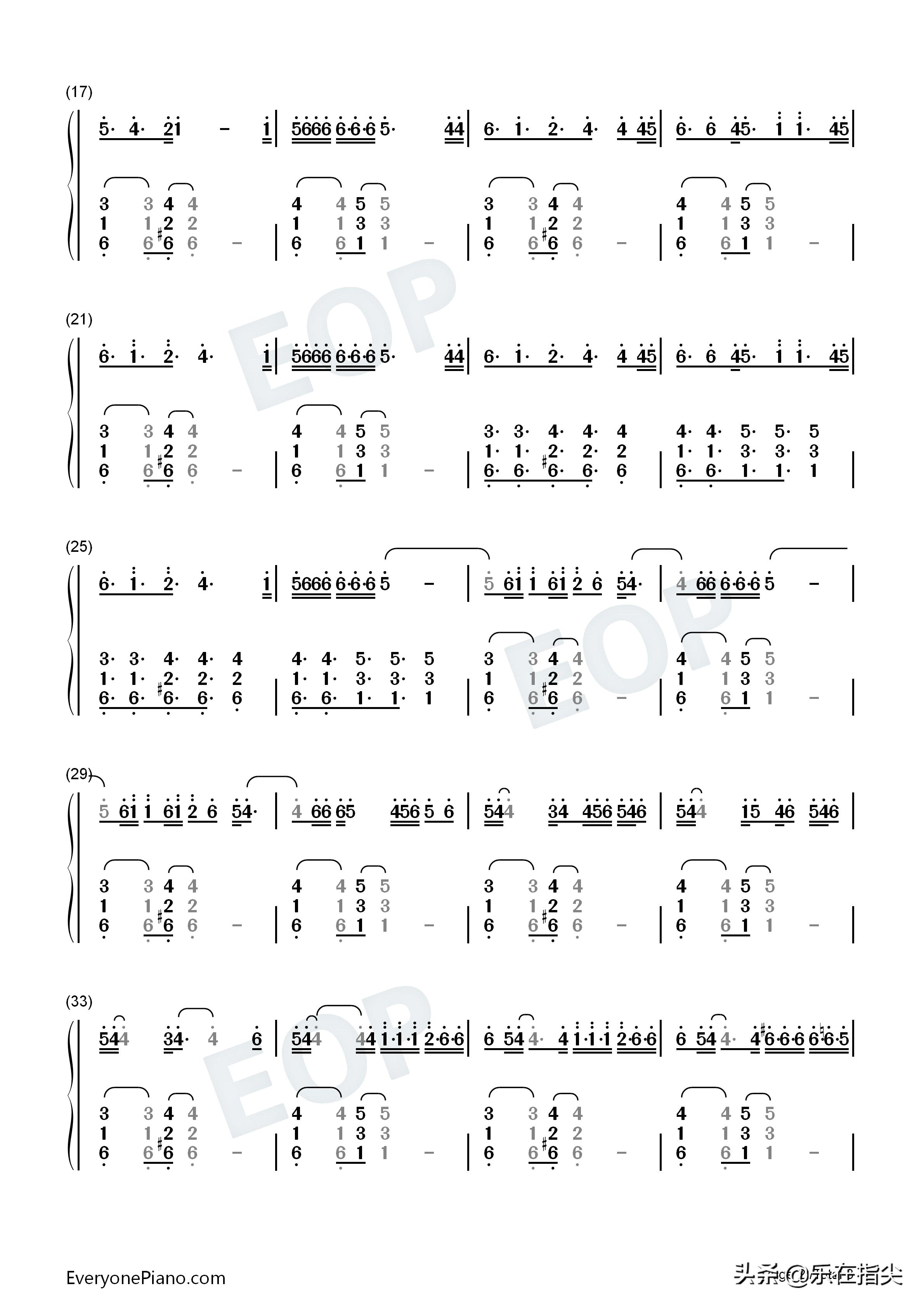 HigherGround-简谱五线谱钢琴谱电子琴谱