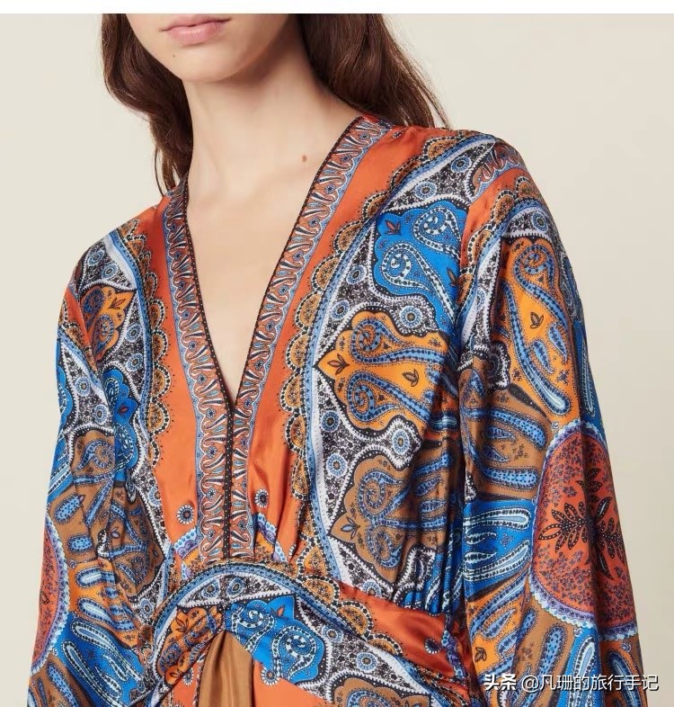 度假风绿色连衣裙,法式桔梗仙女裙​