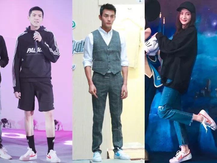 李宇春邓超龚俊等明星上脚国货，杨幂的这双回力却引来抄袭争议？