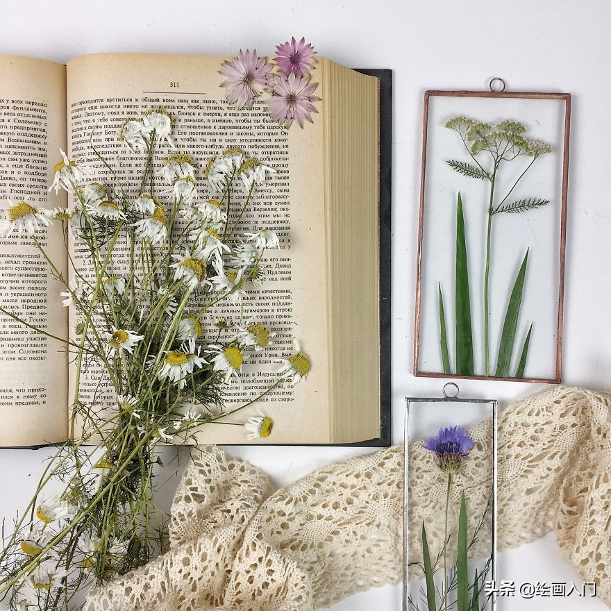 墙壁仿真花装饰创意,玻璃鲜花