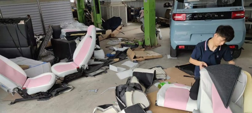 宏光mini最便宜改装案例,低配版老款五菱宏光改装最佳方案