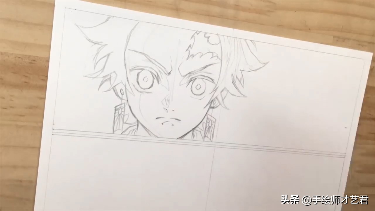 鬼灭之刃人物绘画马克笔,水彩画鬼灭之刃人物教程