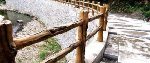 江门混凝土仿木栏杆厂家,混凝土仿木栏杆护栏价格