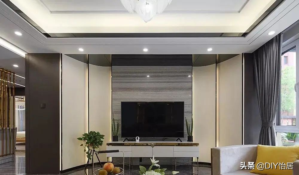 DIY怡居｜精致时尚轻奢风复式大宅，负一层的阳光房太太太美了