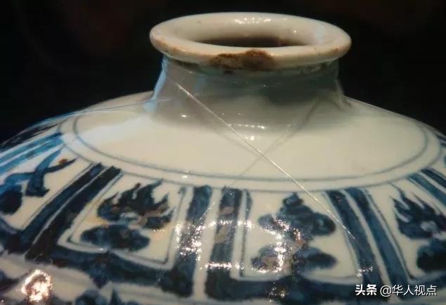 元青花葫芦瓶真假辨别,紫光灯下真假元青花视频