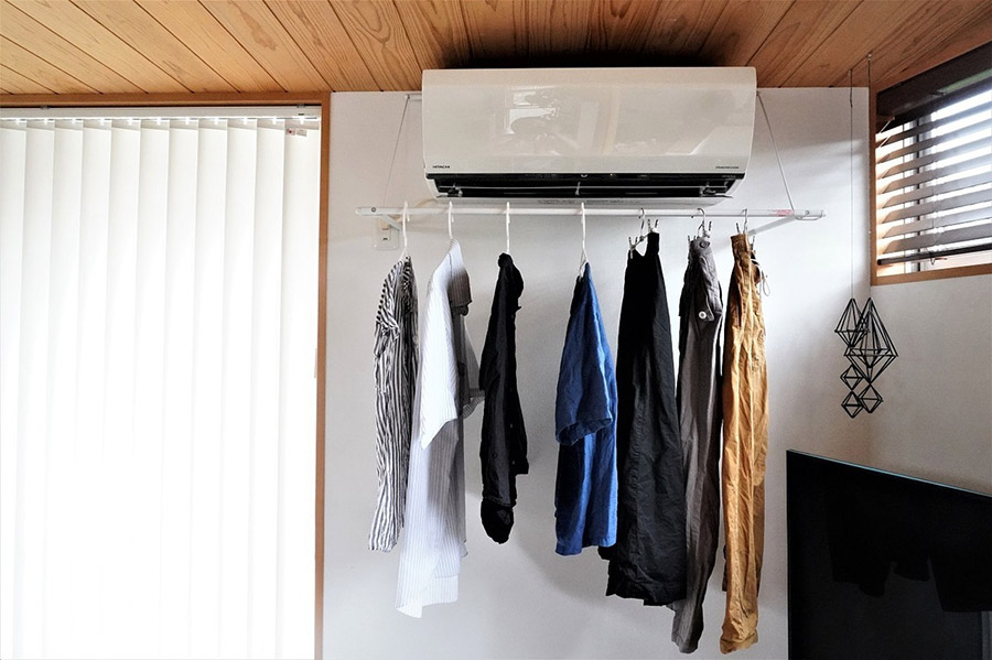 公开！日本主妇室内晾衣的独门技巧，没阳台一样晾百件，真佩服