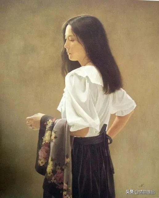 森本草介油画,森本草介画中的人