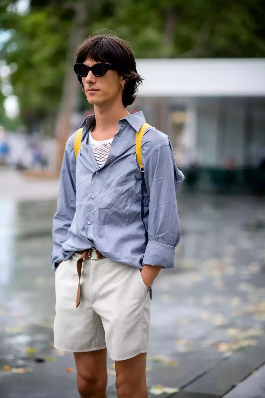 一根腰带穿衣搭配图,一条细细的腰带