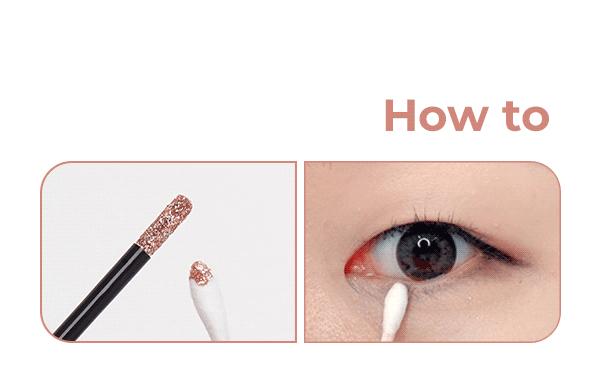 亮闪眼影和哑光眼影搭配画法,亮片眼影推荐平价一盘多色