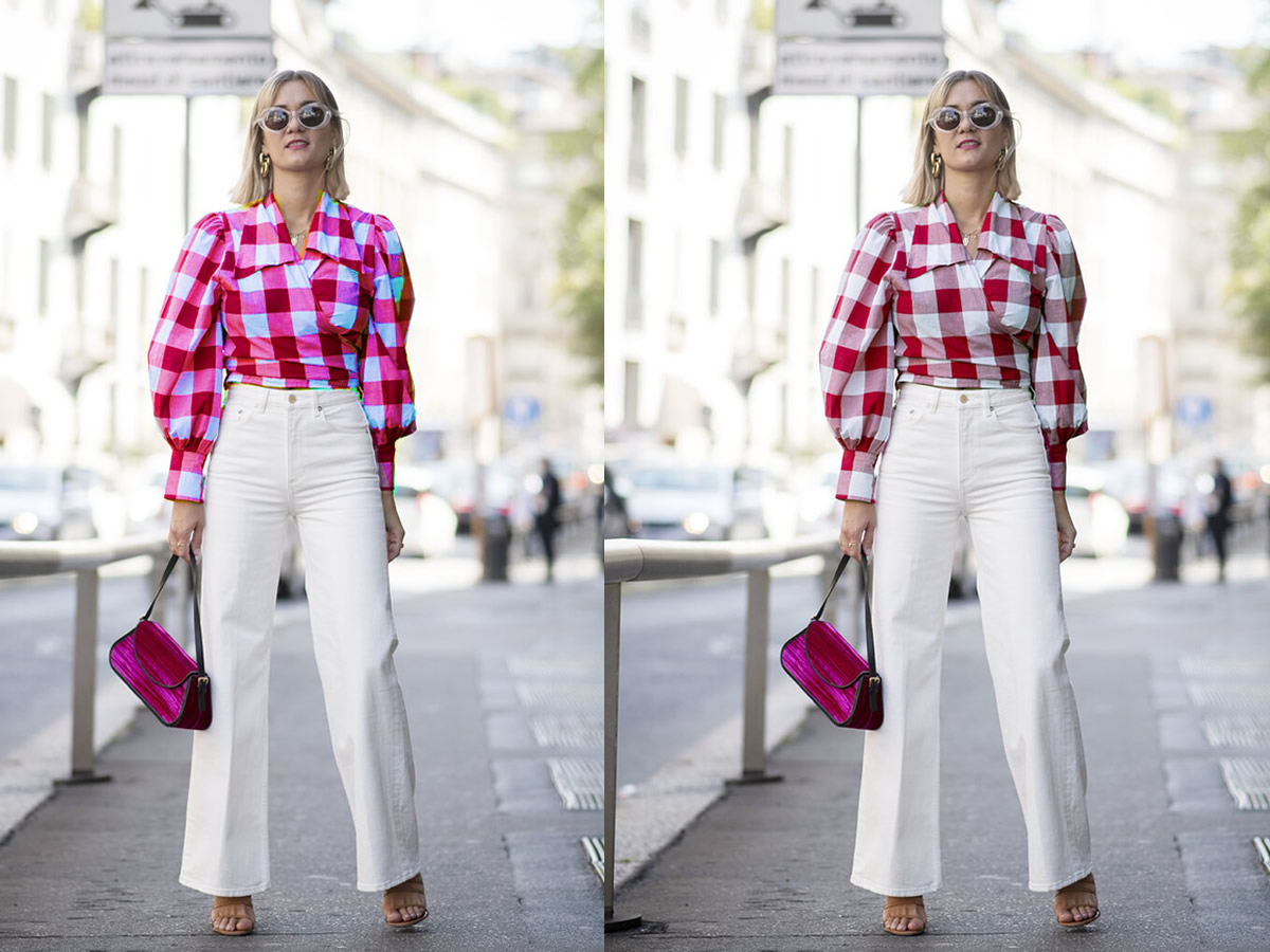 米色裤子怎样搭配才好看,米色裤子如何搭配上衣