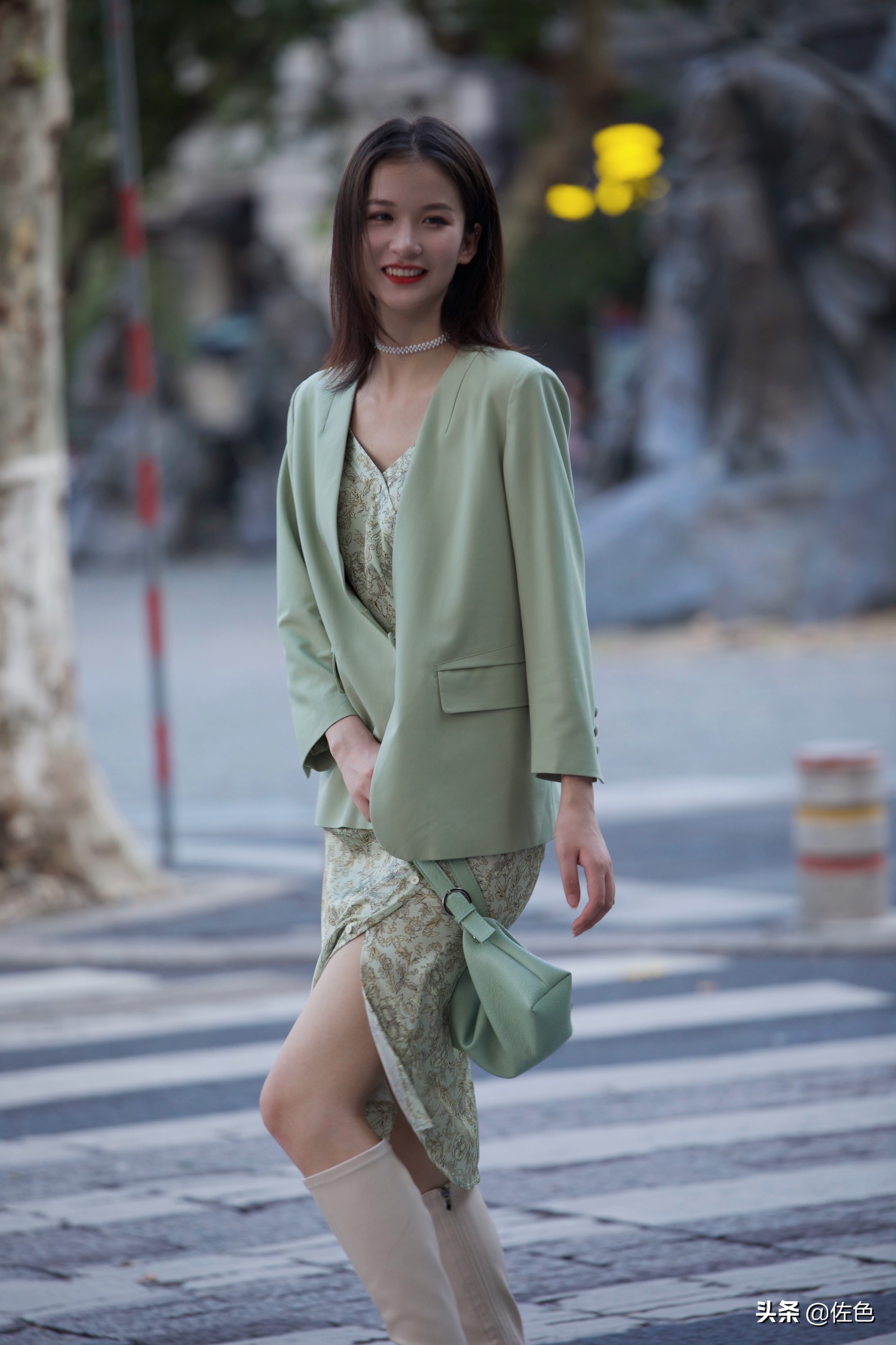 春季街拍微胖小姐姐穿搭,冬季街拍穿搭分享