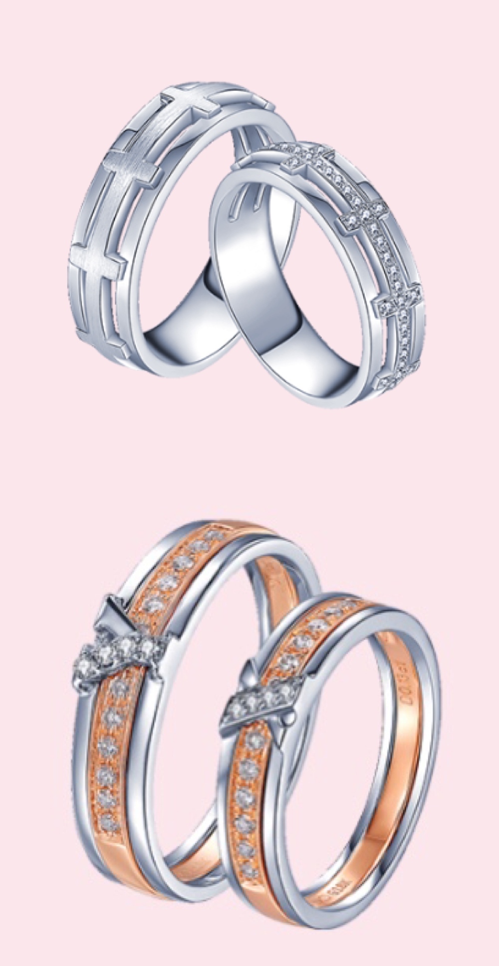 情侣对戒买什么牌子比较好,周大生七夕玫瑰金情侣对戒