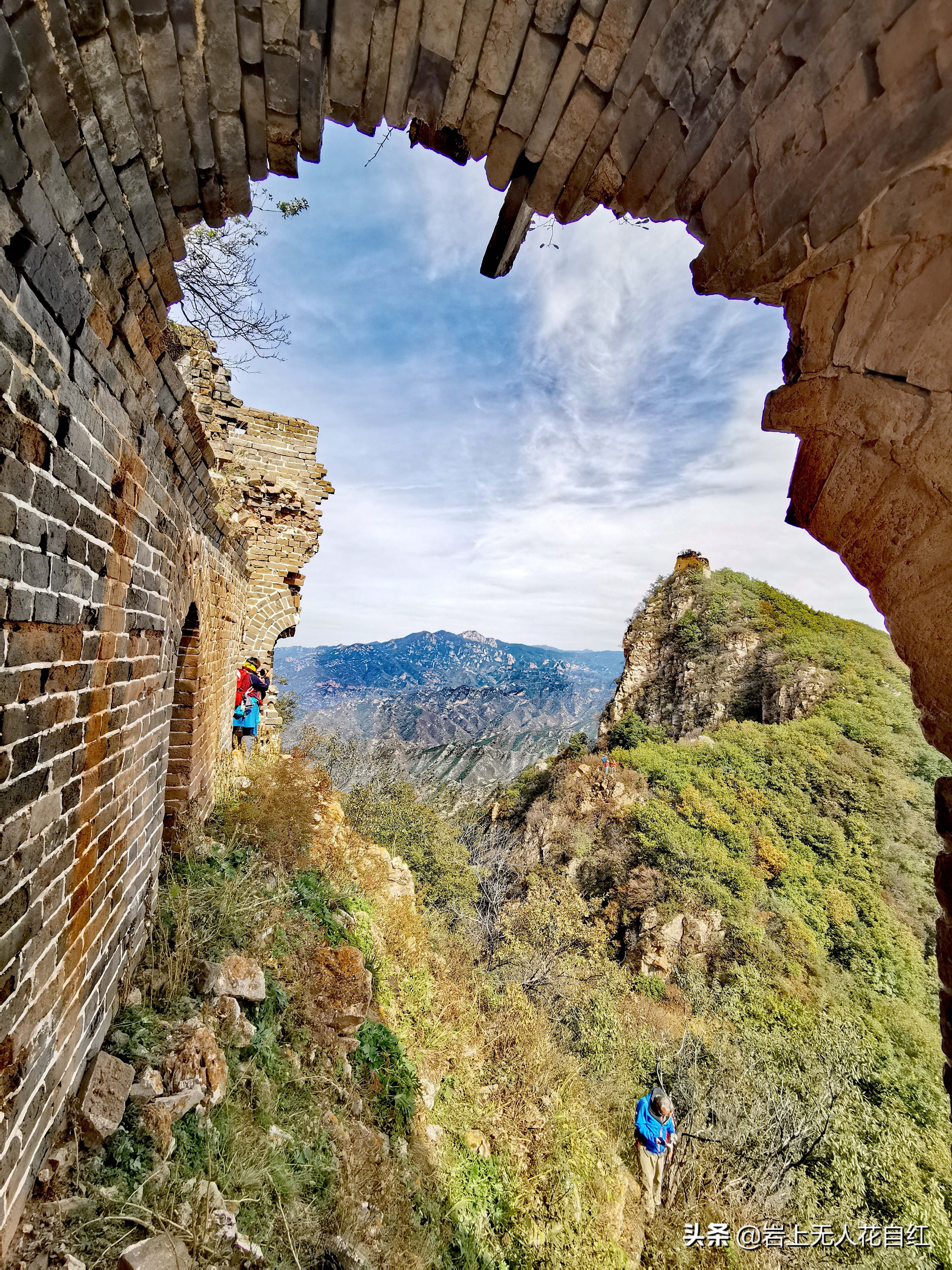 司马台东段长城之5：五道梁、倒班岭口之菱形楼、白头楼、水门洞