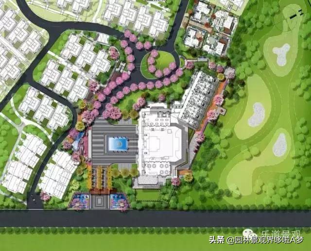 100张水景设计图,景观设计元素整理图