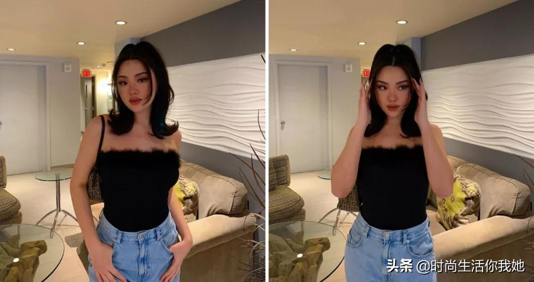 适合圆脸微胖的女生,微胖型女生显老