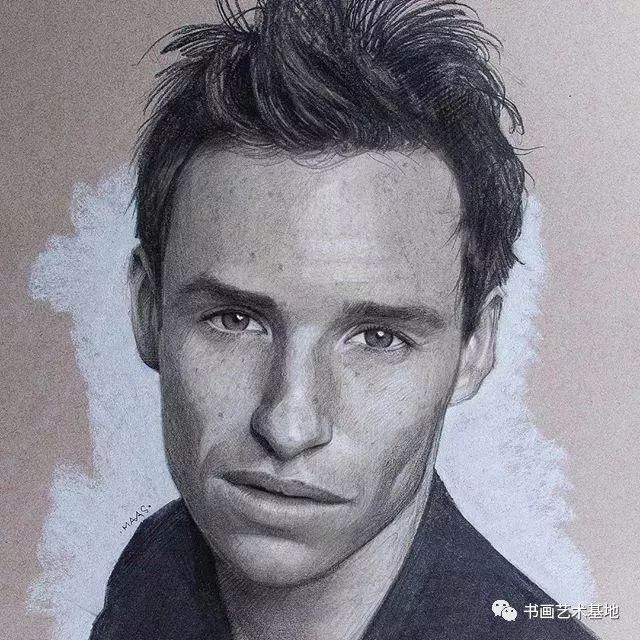 素描人像欧美明星,国外素描逼真的明星肖像