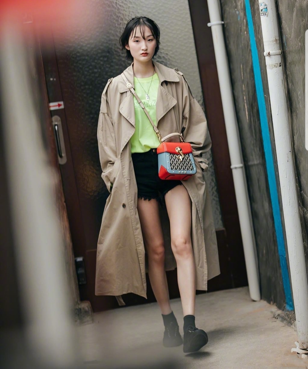 韩国街头穿搭秋冬,韩国时尚博主穿衣搭配秋冬