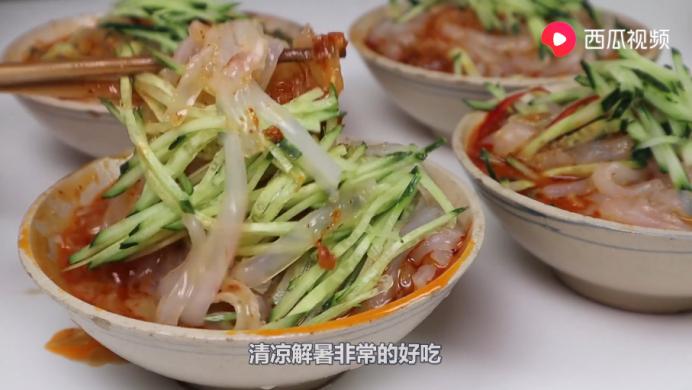 正宗豌豆凉粉做法商用,豌豆凉粉怎么做的看视频