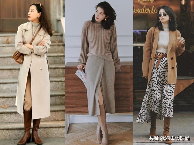 多种长靴子搭配什么裤子好看,长靴子怎么搭配衣服裤子好看