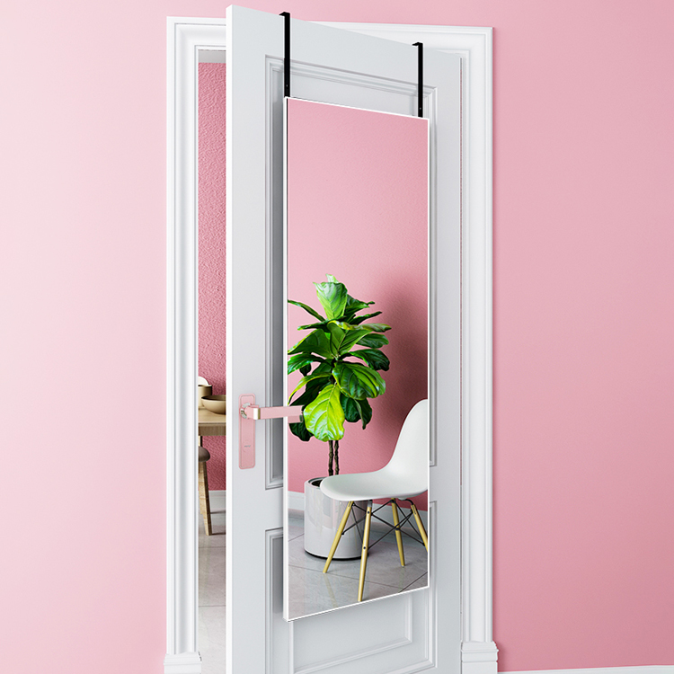门后穿衣镜装墙上方法,门后面空间怎么装饰