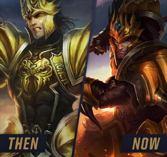 英雄联盟新旧原画对比,英雄联盟新老版本英雄对比图