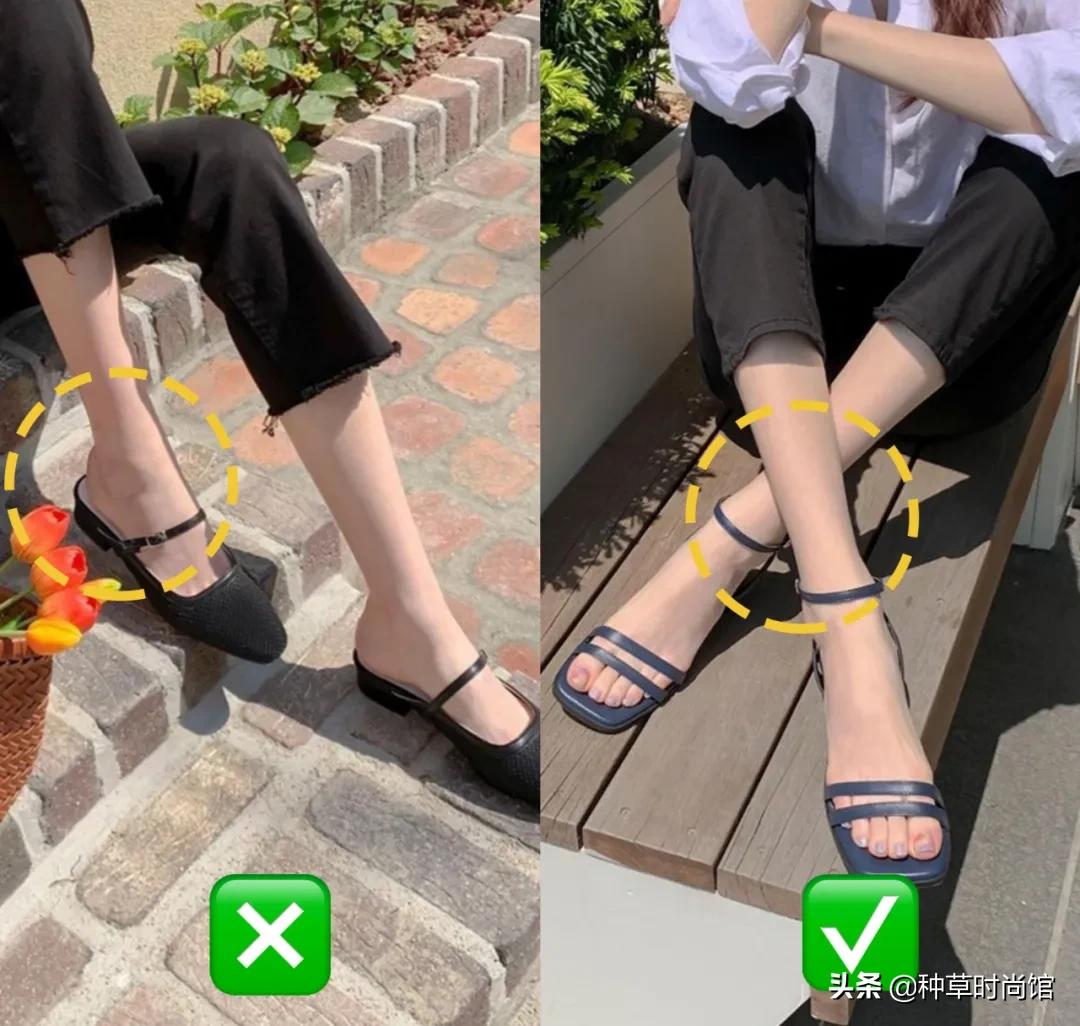 圆头羊皮凉鞋真皮凉鞋今夏最洋气,今夏最值得入手的4双网红凉鞋