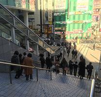 日本jr新宿,日本jr新宿站通道