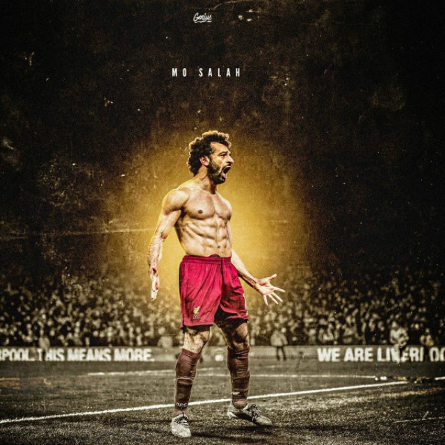 萨拉赫足球动态壁纸,球星壁纸足球拉什福德